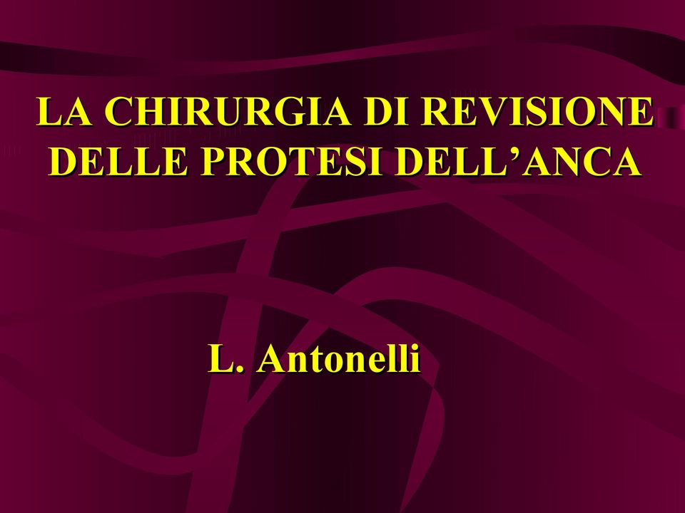 PROTESI DELL