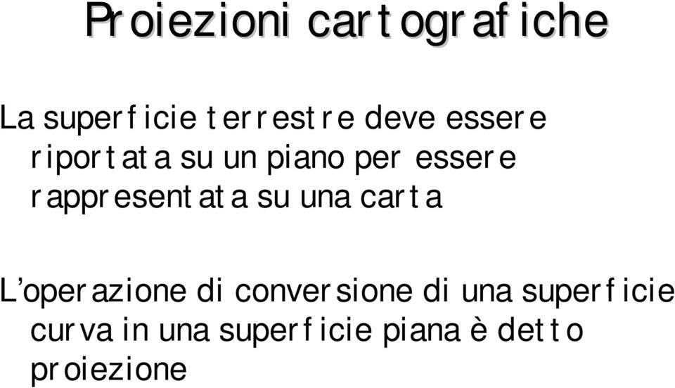 su una carta L operazione di conversione di una