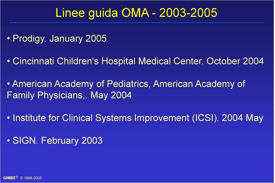 October 2004 American Academy of Pediatrics, American Academy of