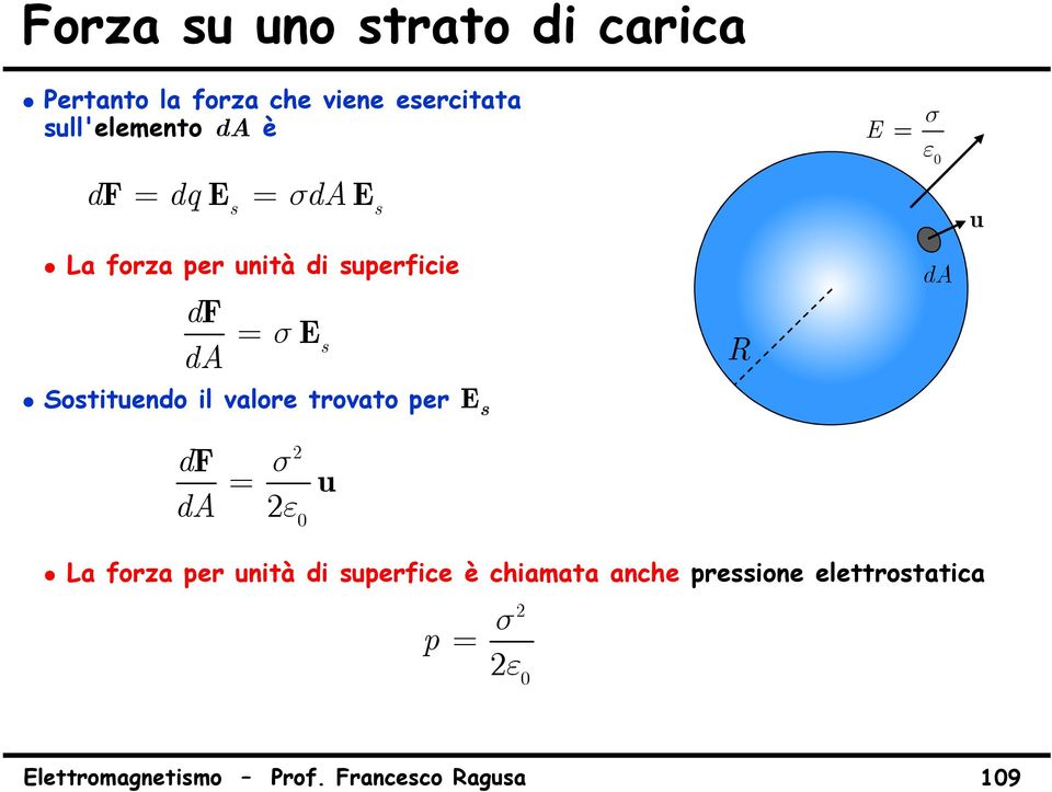 da Sostitendo il valoe tovato pe s df da La foza pe nità di spefice