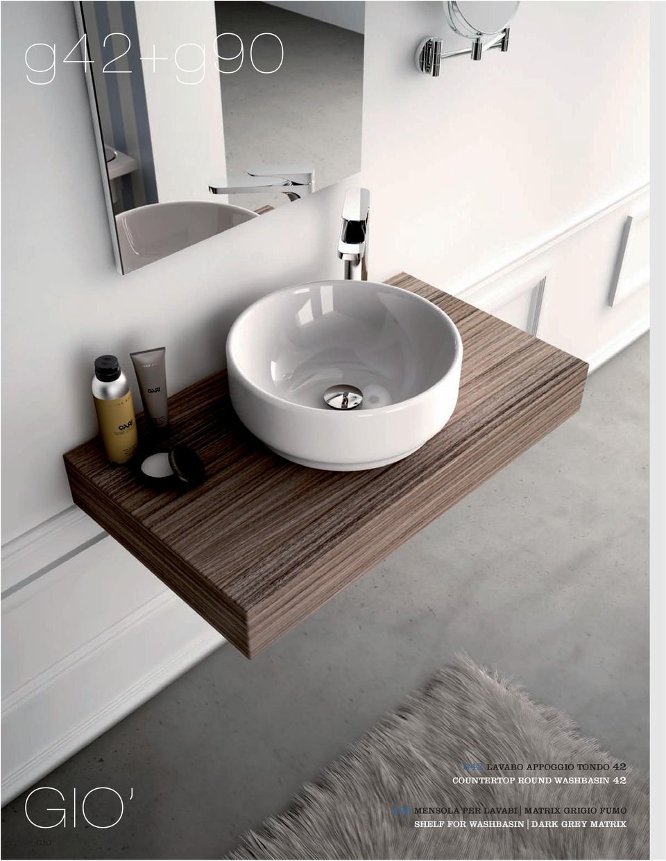 WASHBASIN 42 G90 MENSOLA PER LAVABI