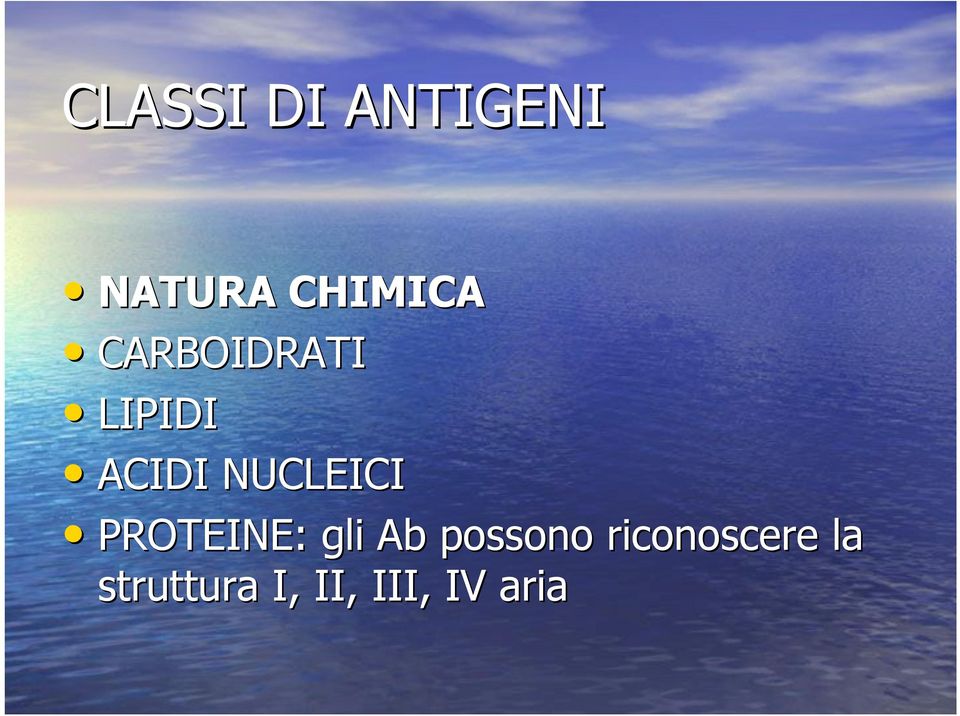 PROTEINE: gli Ab possono