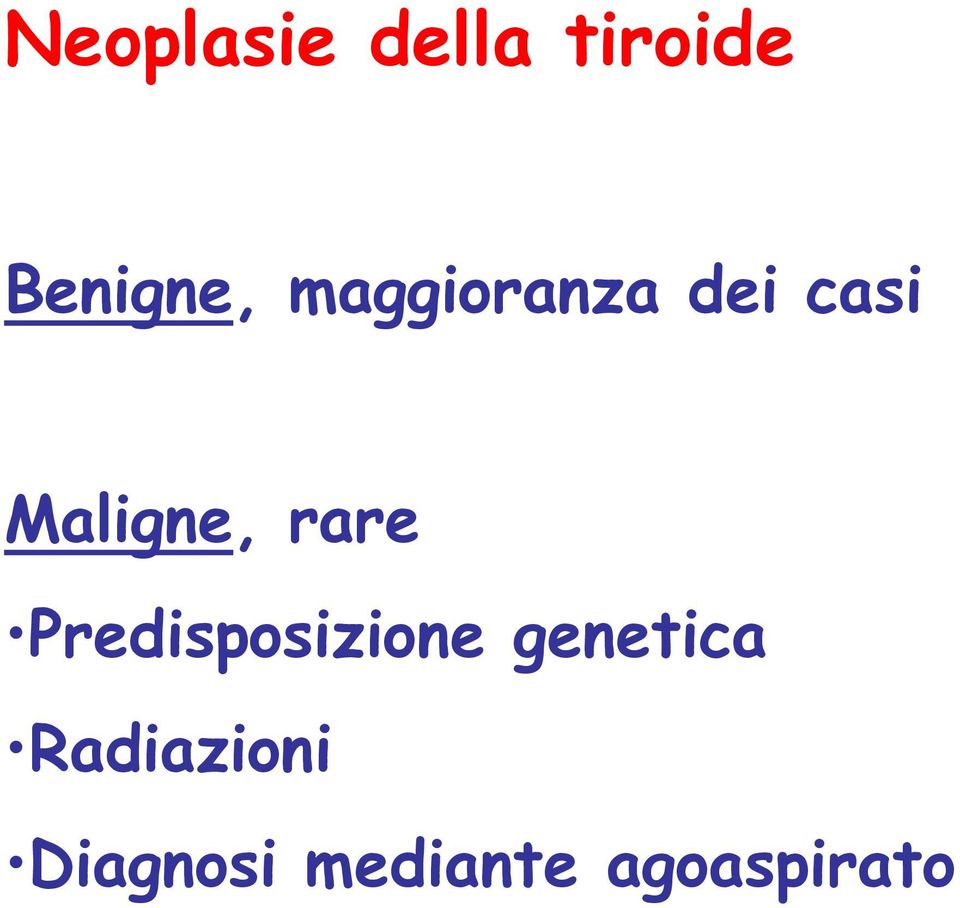 rare Predisposizione genetica