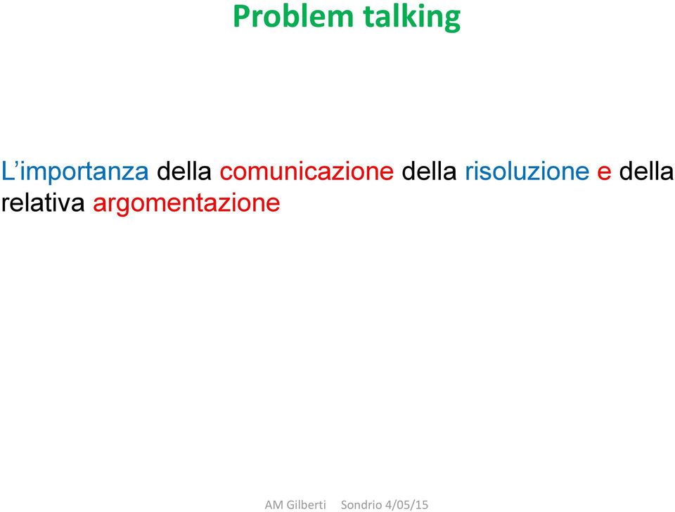 comunicazione della