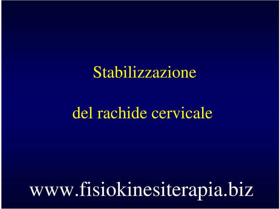 cervicale www.