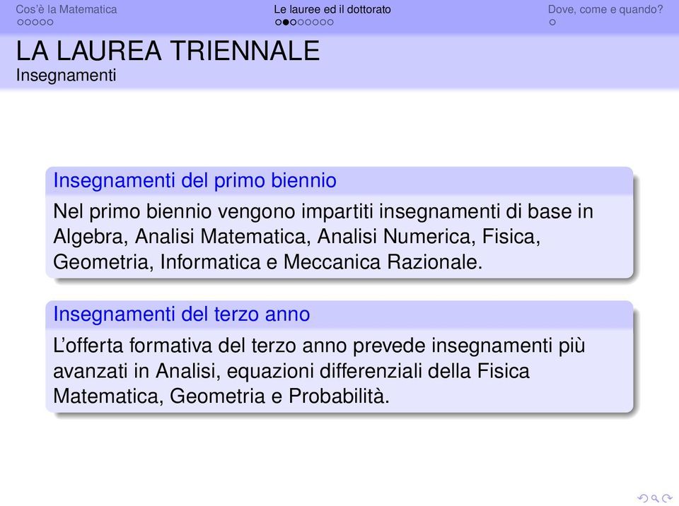 e Meccanica Razionale.