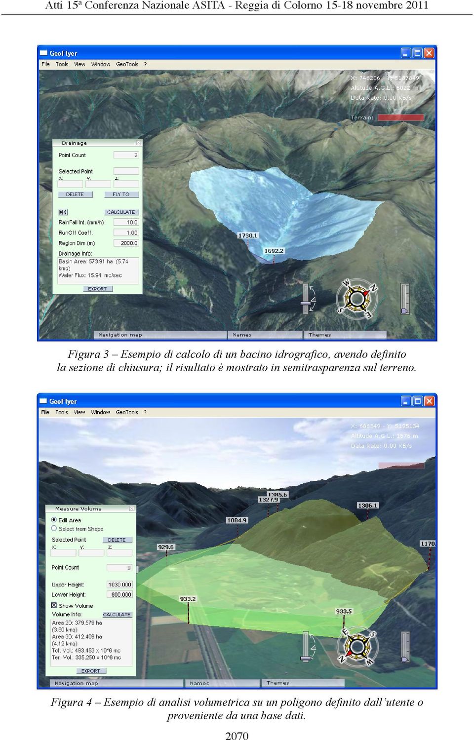 semitrasparenza sul terreno.