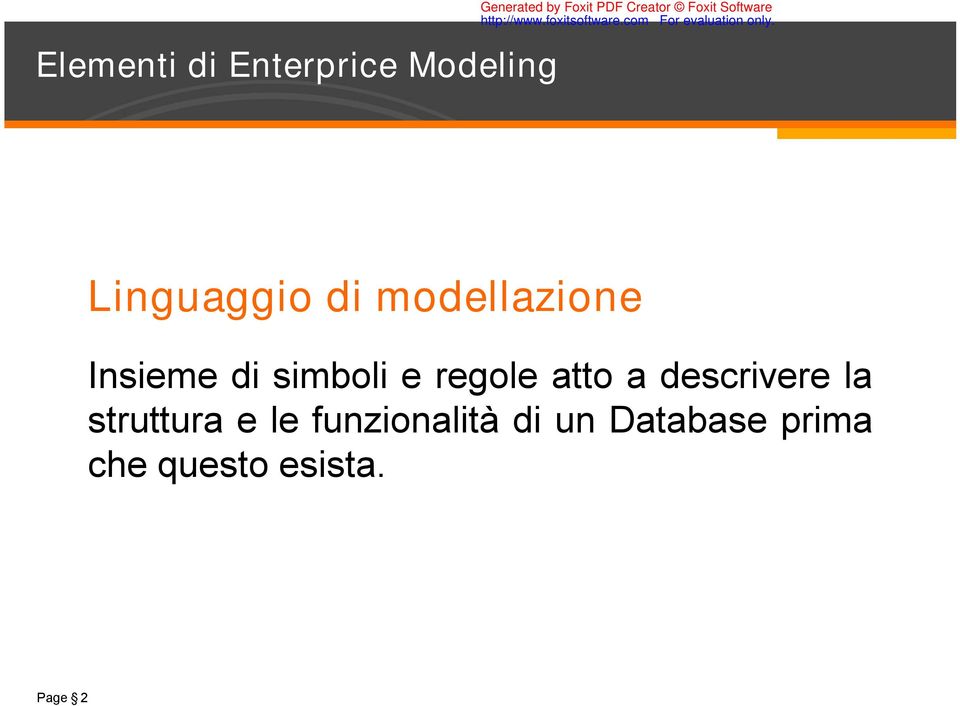 struttura e le funzionalità di un