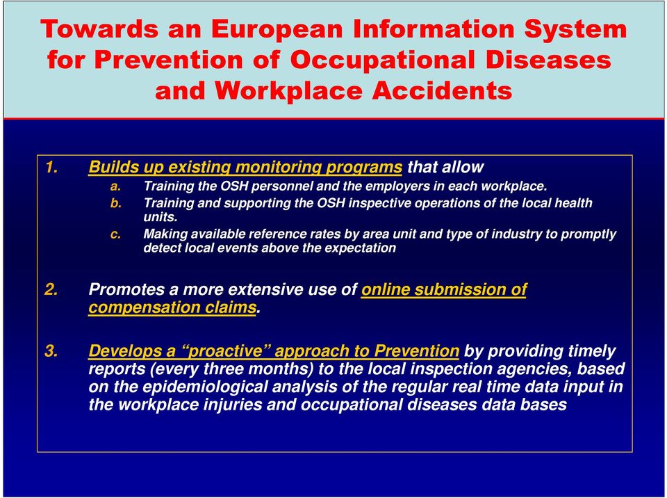 Making available reference rates by area unit and type of industry to promptly detect local events above the expectation 2.