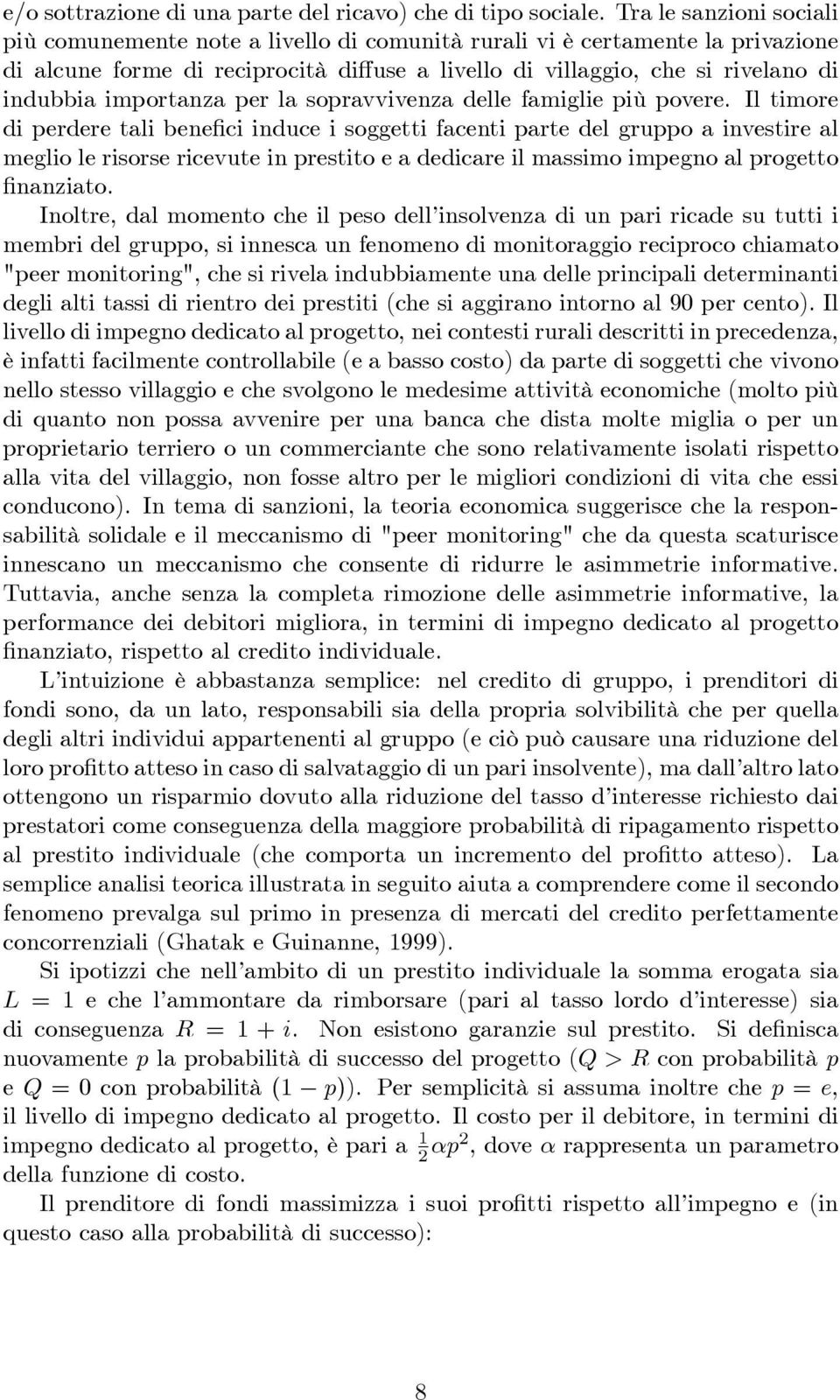 importanza per la sopravvivenza delle famiglie più povere.