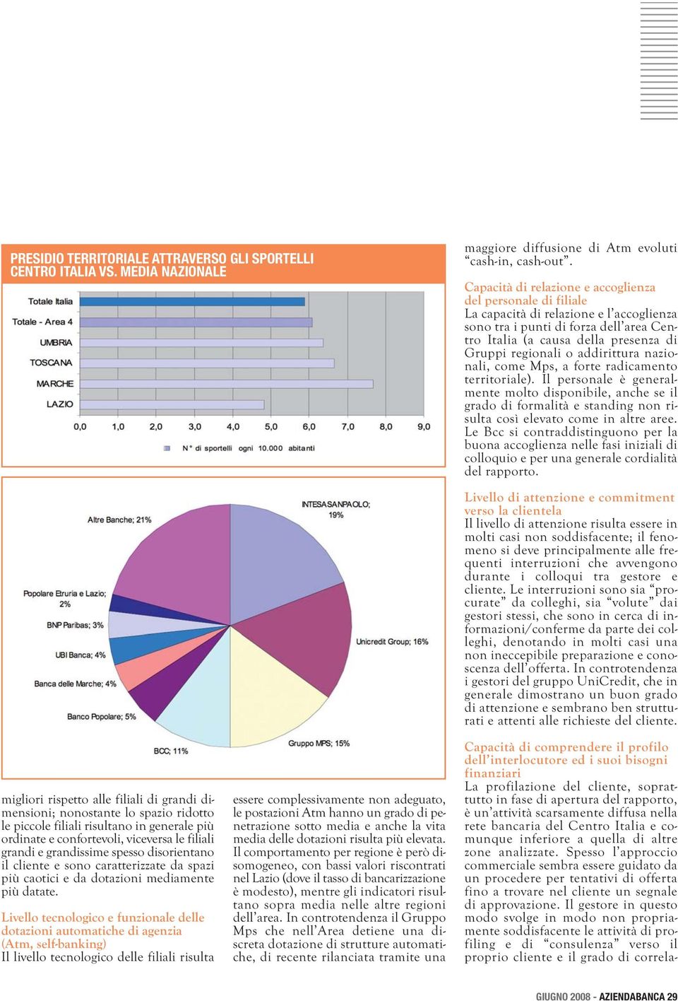 grandissime spesso disorientano il cliente e sono caratterizzate da spazi più caotici e da dotazioni mediamente più datate.