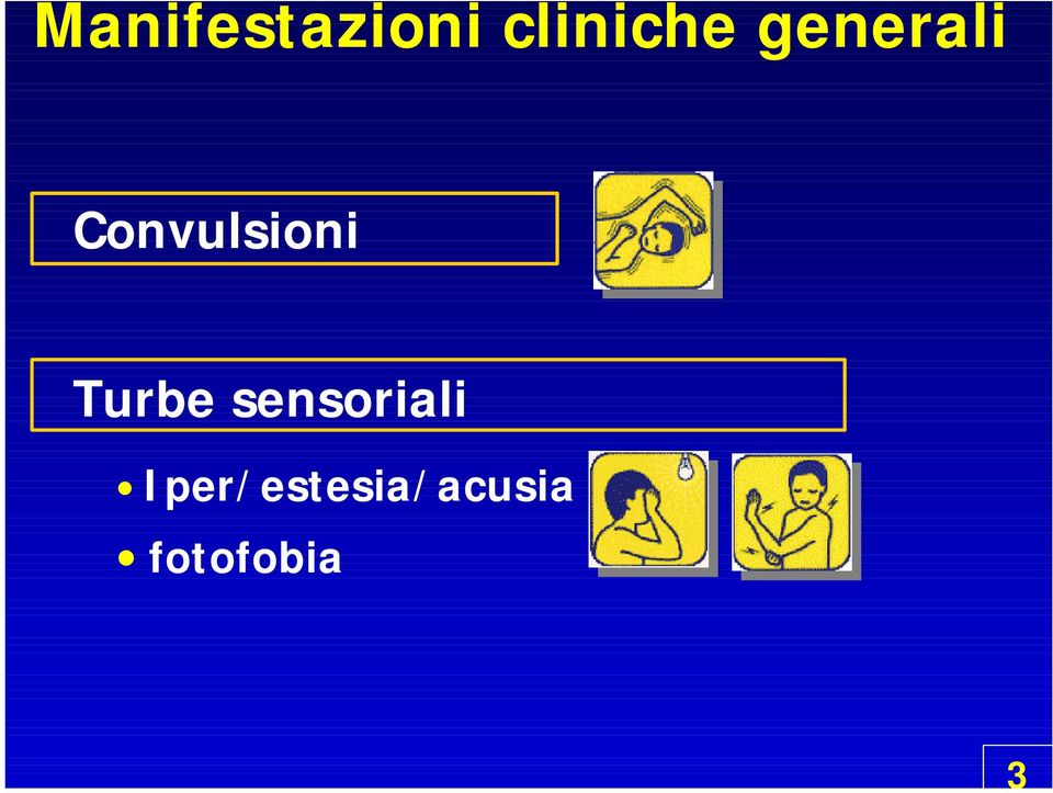 Turbe sensoriali