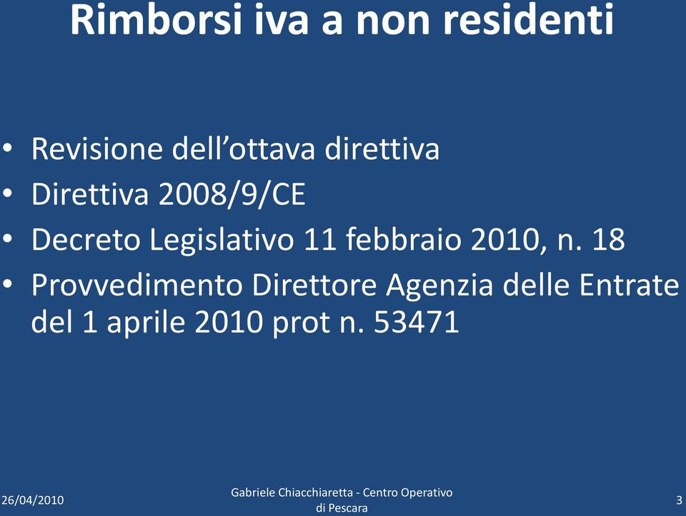 11 febbraio 2010, n.