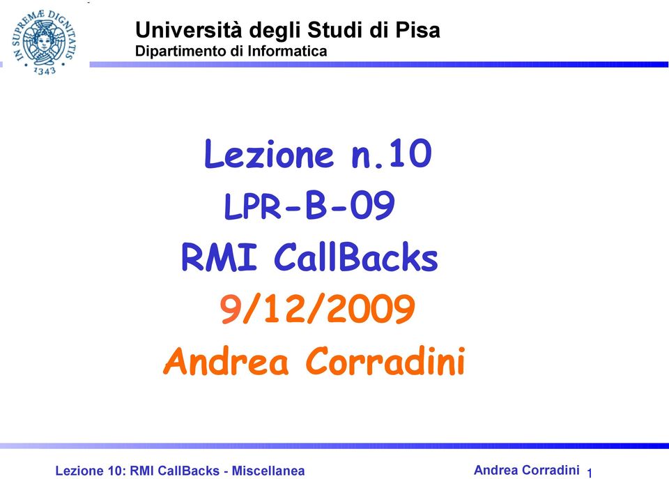 10 LPR-B-09 RMI CallBacks 9/12/2009 Andrea