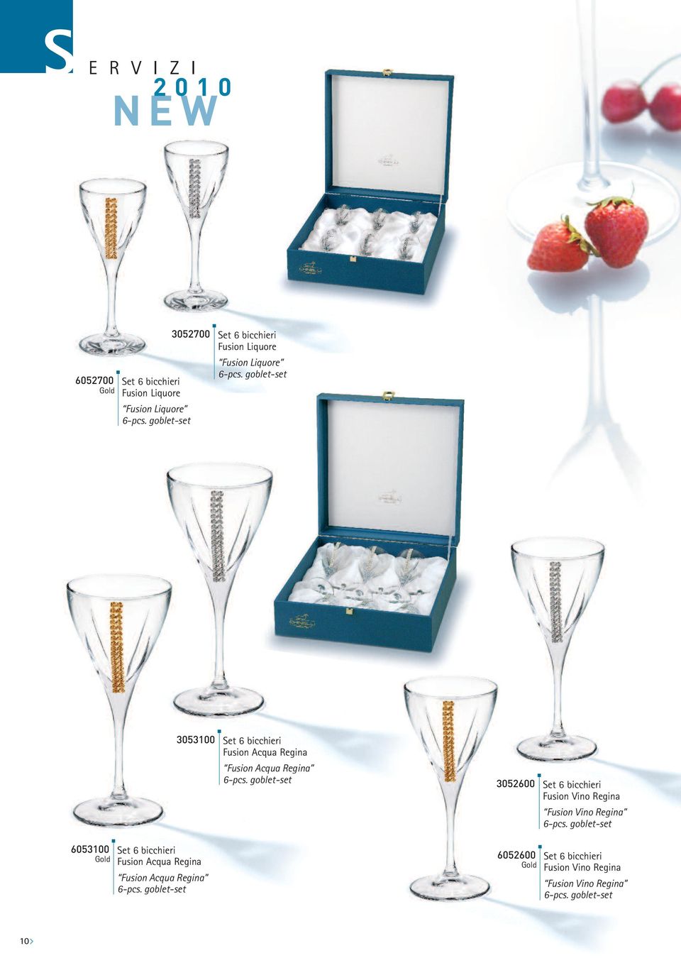 goblet-set 3053100 Set 6 bicchieri Fusion Acqua Regina Fusion Acqua Regina 6-pcs.