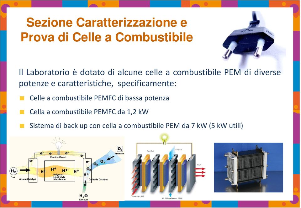 caratteristiche, specificamente: Celle a combustibile PEMFC di bassa