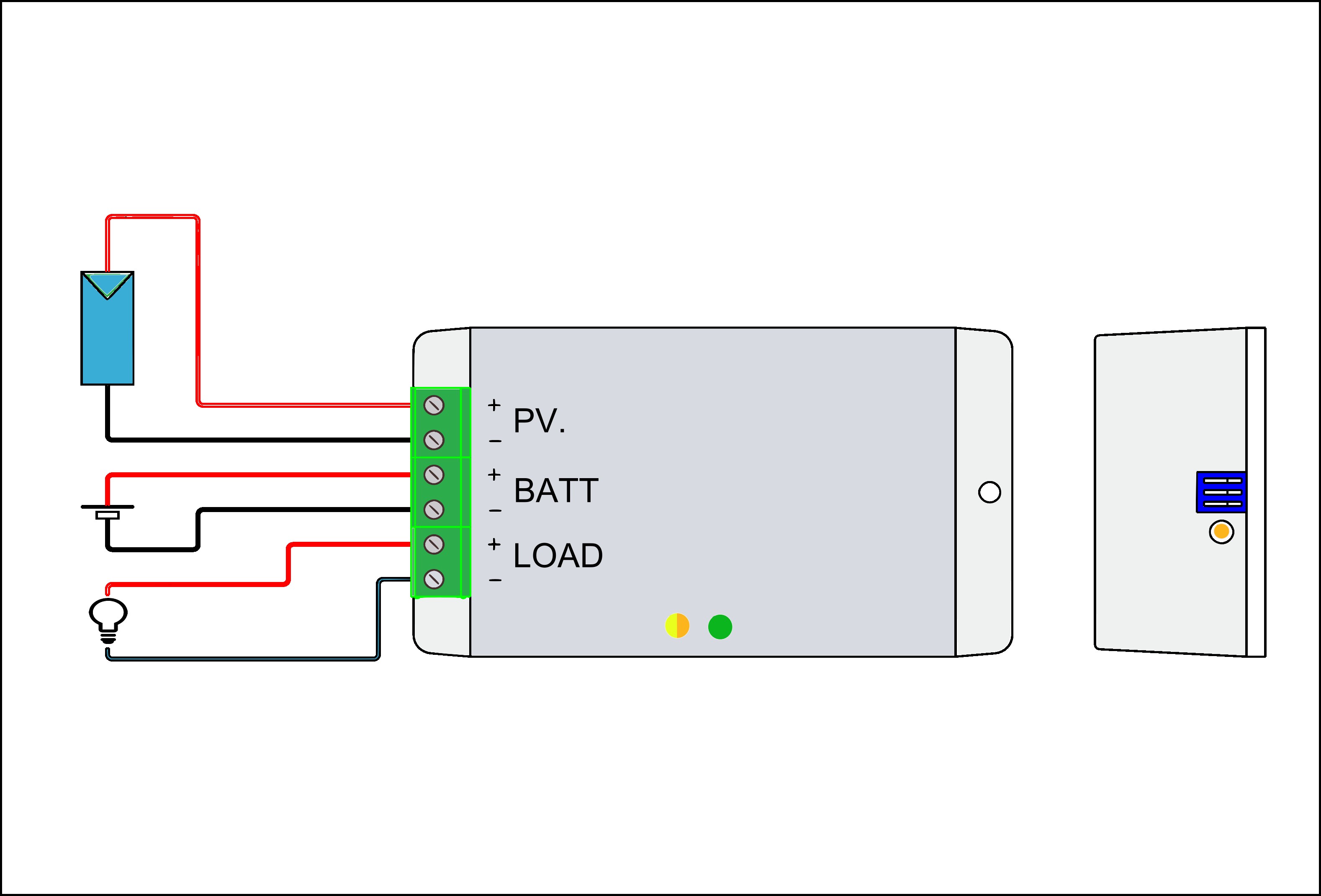 Configura tipo di batteria SW2 OFF Seleziona batteria al piombo con tensione di finecarica compensata in temperatura come grafico fig.3.