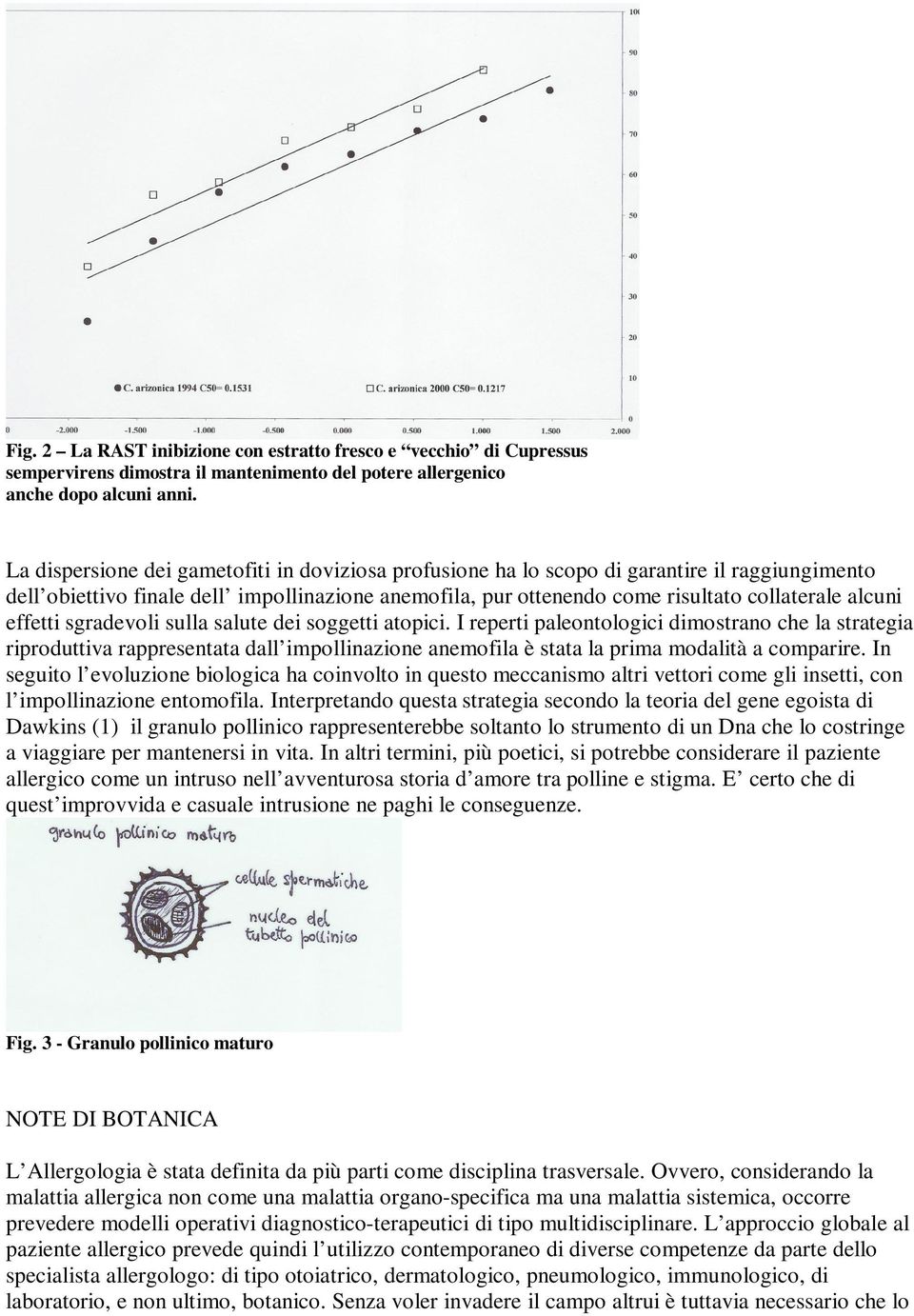 effetti sgradevoli sulla salute dei soggetti atopici.