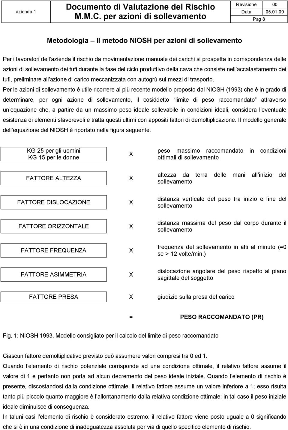 delle azioni di sollevamento dei tufi durante la fase del ciclo produttivo della cava che consiste nell accatastamento dei tufi, preliminare all azione di carico meccanizzata con autogrù sui mezzi di