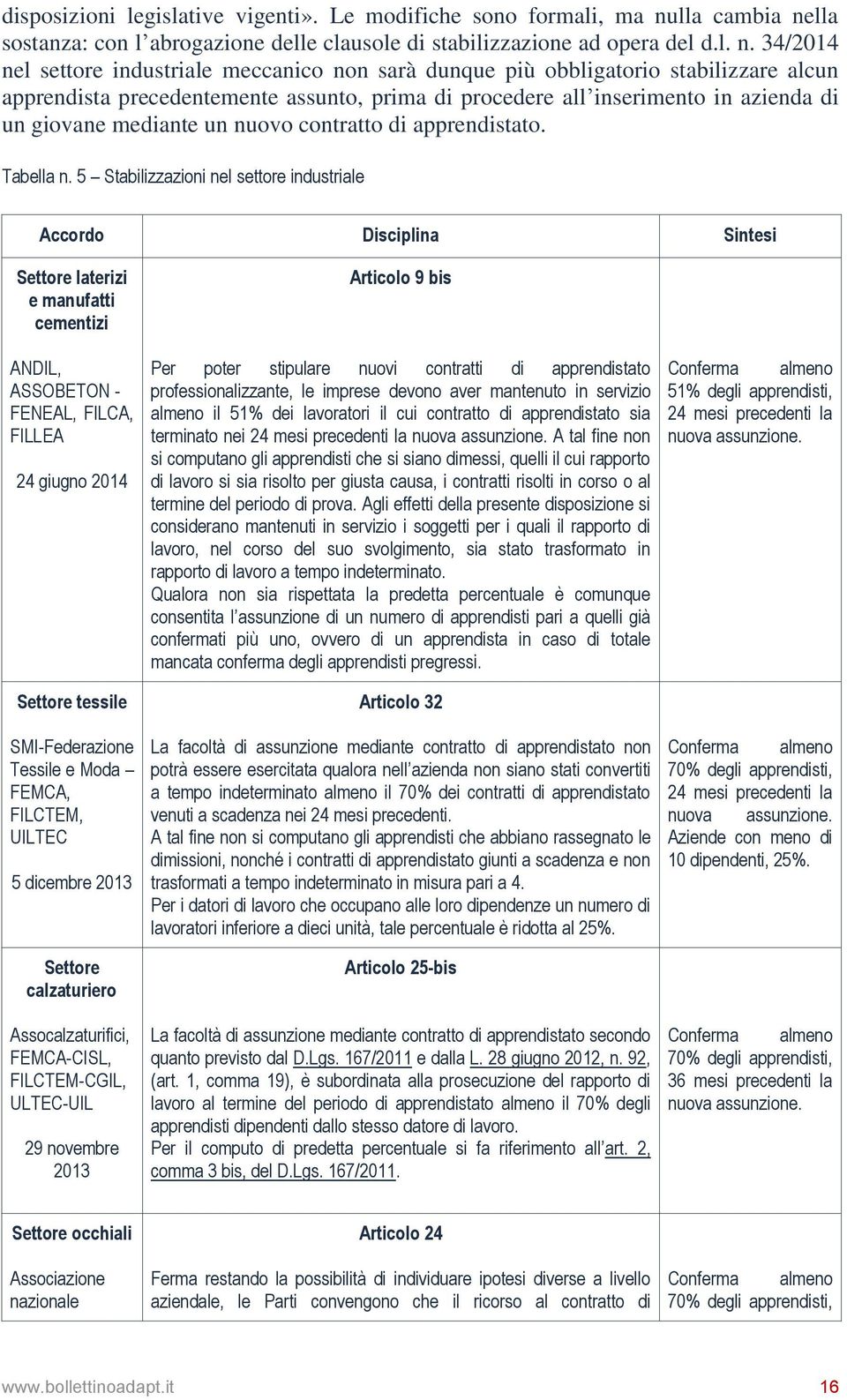 lla sostanza: con l abrogazione delle clausole di stabilizzazione ad opera del d.l. n.