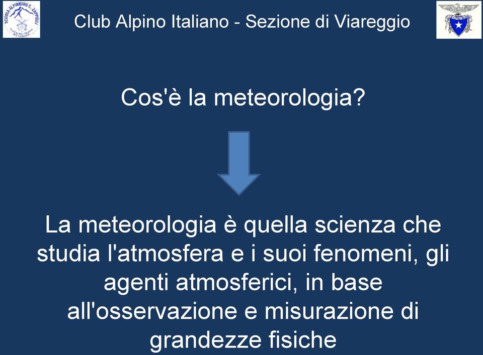 l'atmosfera e i suoi fenomeni, gli agenti