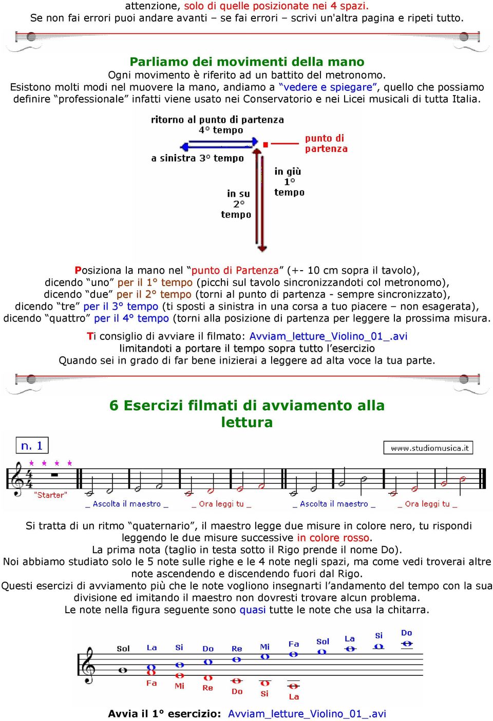 Esistono molti modi nel muovere la mano, andiamo a vedere e spiegare, quello che possiamo definire professionale infatti viene usato nei Conservatorio e nei Licei musicali di tutta Italia.