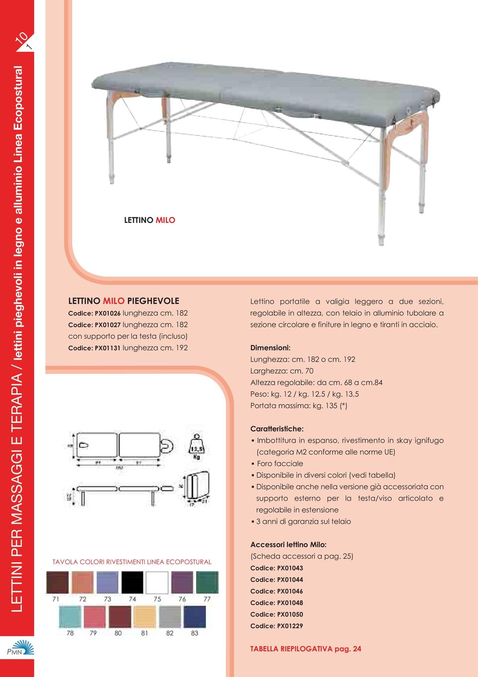 92 7 72 73 74 75 76 77 78 79 80 8 82 83 Lettino portatile a valigia leggero a due sezioni, regolabile in altezza, con telaio in alluminio tubolare a sezione circolare e finiture in legno e tiranti in