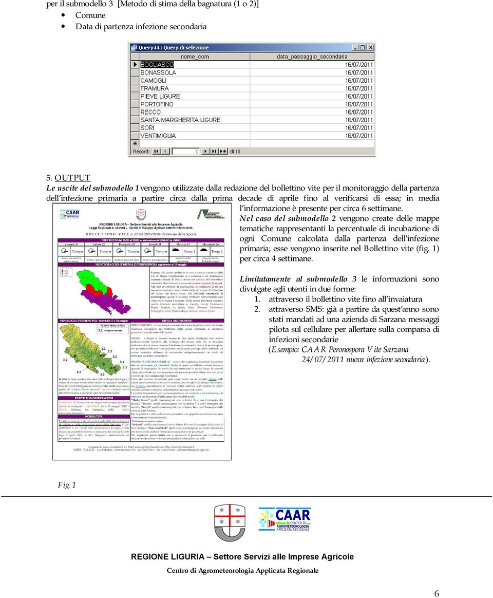 verificarsi di essa; in media l informazione è presente per circa 6 settimane.