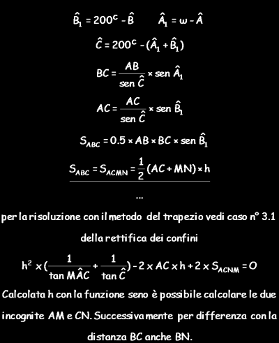 SO 2 Sostituzione di un confine rettilineo con un altro, rettilineo di compenso, parallelo ad una data direzione r