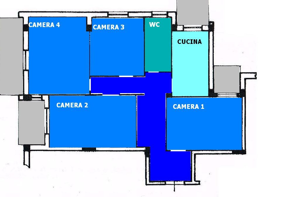 !!!!!!! VIA DELL EPOMEO Si propone in vendita nel tratto centrale di via dell Epomeo, all interno di un parco privato con servizio di portierato, libero appartamento di 4 vani di 100 mq.