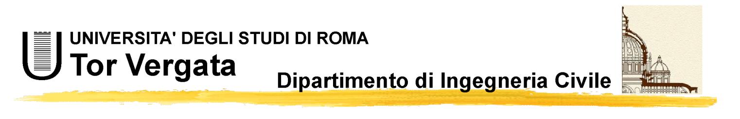 Corso di Gestione ed Esercizio dei Sistemi di Trasporto www.uniroma2.