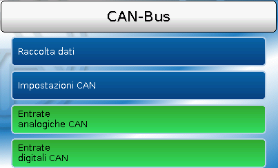 CAN-Bus CAN-Bus La rete CAN consente la comunicazione tra gli apparecchi bus CAN.