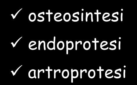 trattamento osteosintesi