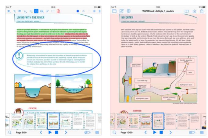 La serie di App della Claro : sintesi vocale (varie lingue) e lettore PDF. ClaroSpeak Euro Lettore e wordprocessor con sintesi vocale. In lettura offre l opzione evidenzia il testo letto.