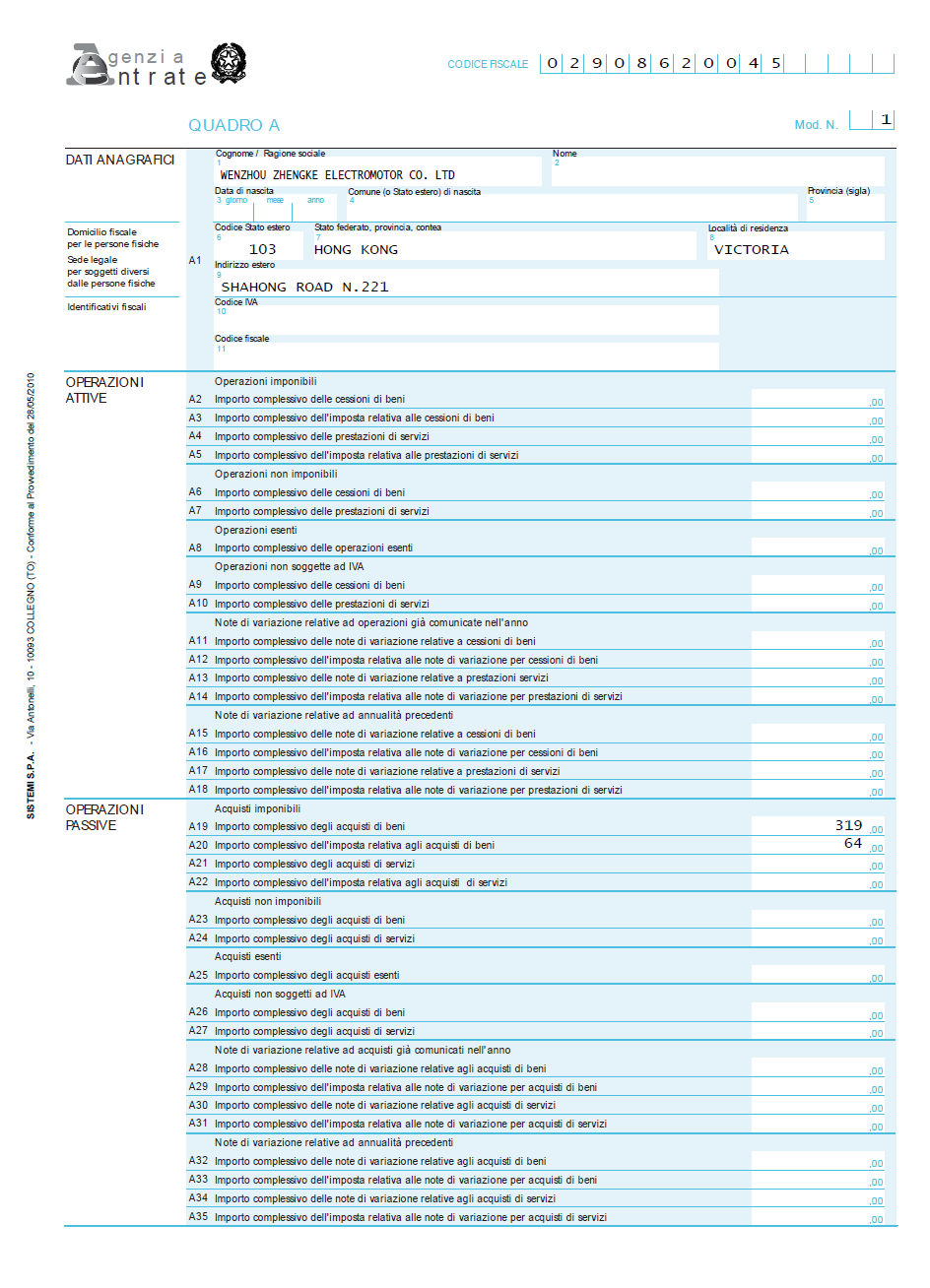 Caso pratico 5 Soluzione: Presentazione comunicazione black list entro il 31