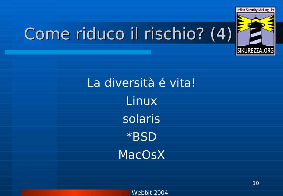 vita! Linux solaris