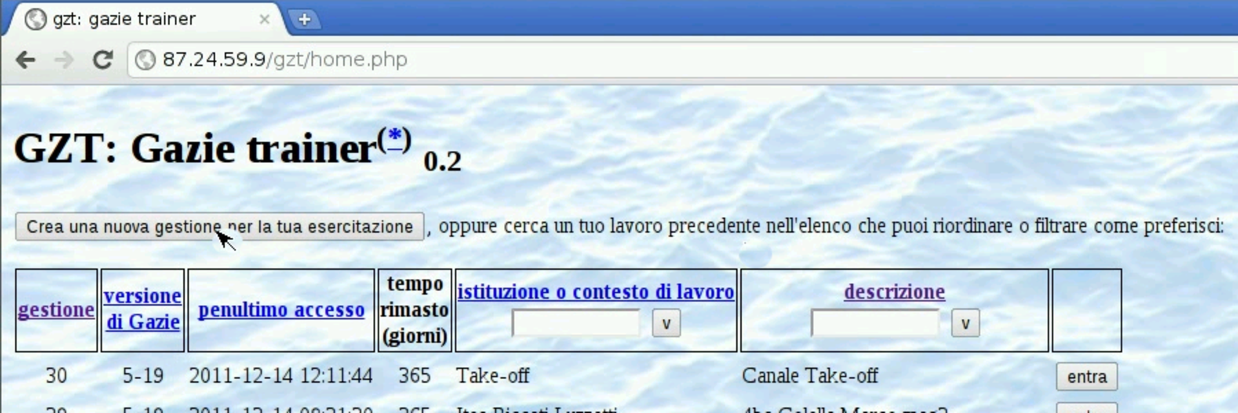 Utilizzo di «gzt.nssitaly.com» «a2» 2013.11.11 --- Copyright Daniele Giacomini -- appunti2@gmail.com http://informaticalibera.net Presso http://gzt.nssitaly.com ed eventualmente presso altri indirizzi è disponibile un servizio per l utilizzo didattico di Gazie.