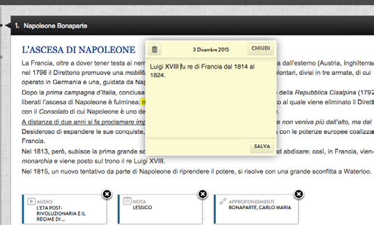 PERSONALIZZA LA PRESENTAZIONE Sottolinea il testo della presentazione, evidenzia o inserisci note al testo.