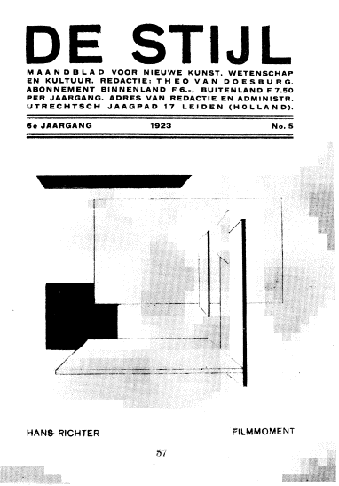 Trasferitosi nel 1920 a Berlino, Van Doesburg venne a contatto con autorevoli esponenti della Bauhaus, primo tra tutti Walter Gropius, ma anche Adolf Meyer e Fred Forbat.