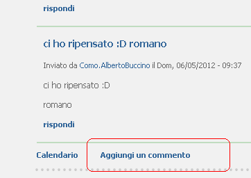 Sulla destra della schermata potete vedere i nomi (cliccabili per ottenere maggiori informazioni) degli altri Volontari appartenenti al GL; sulla destra i contatti del GL (email e numero di telefono)