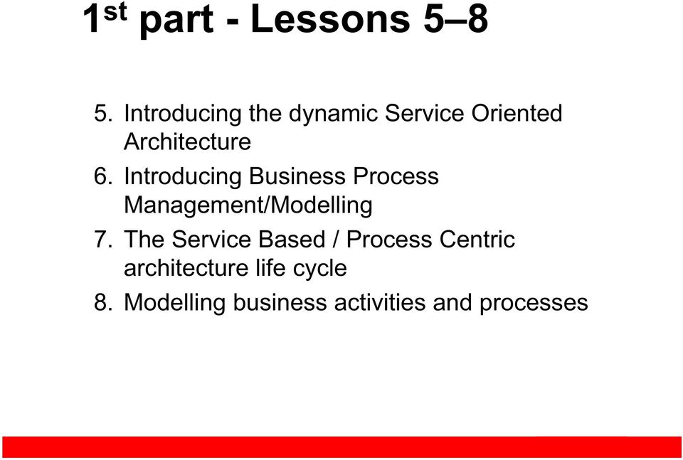 Introducing Business Process Management/Modelling 7.