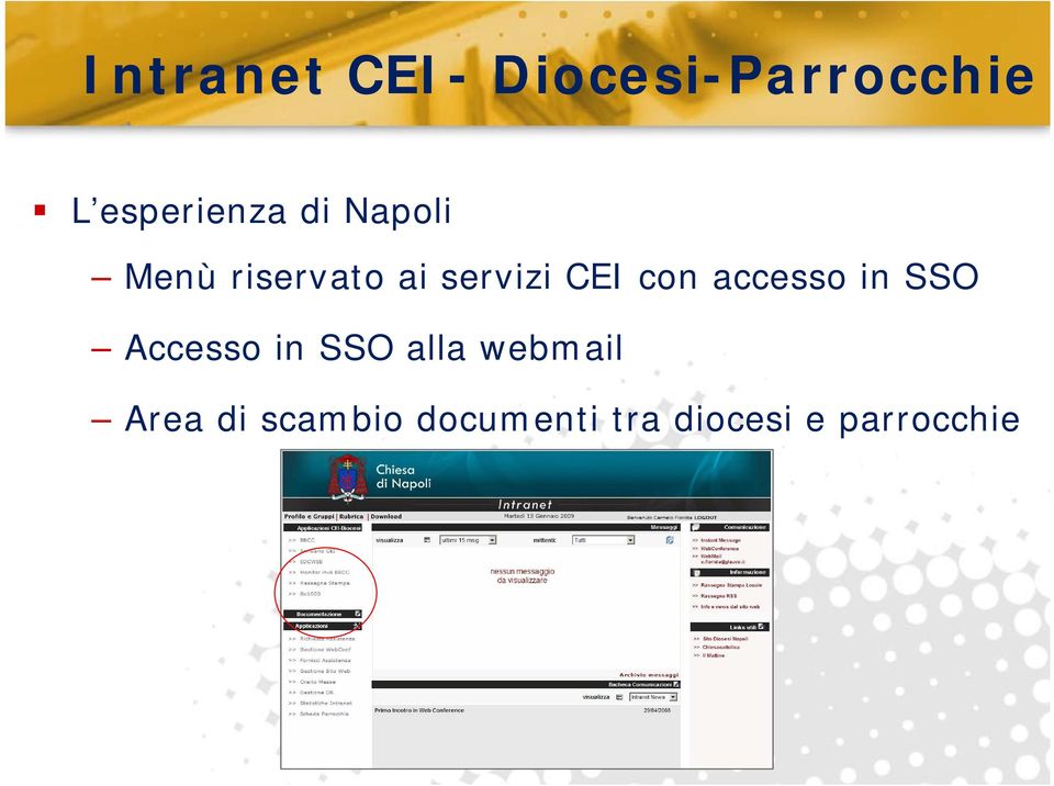 accesso in SSO Accesso in SSO alla webmail