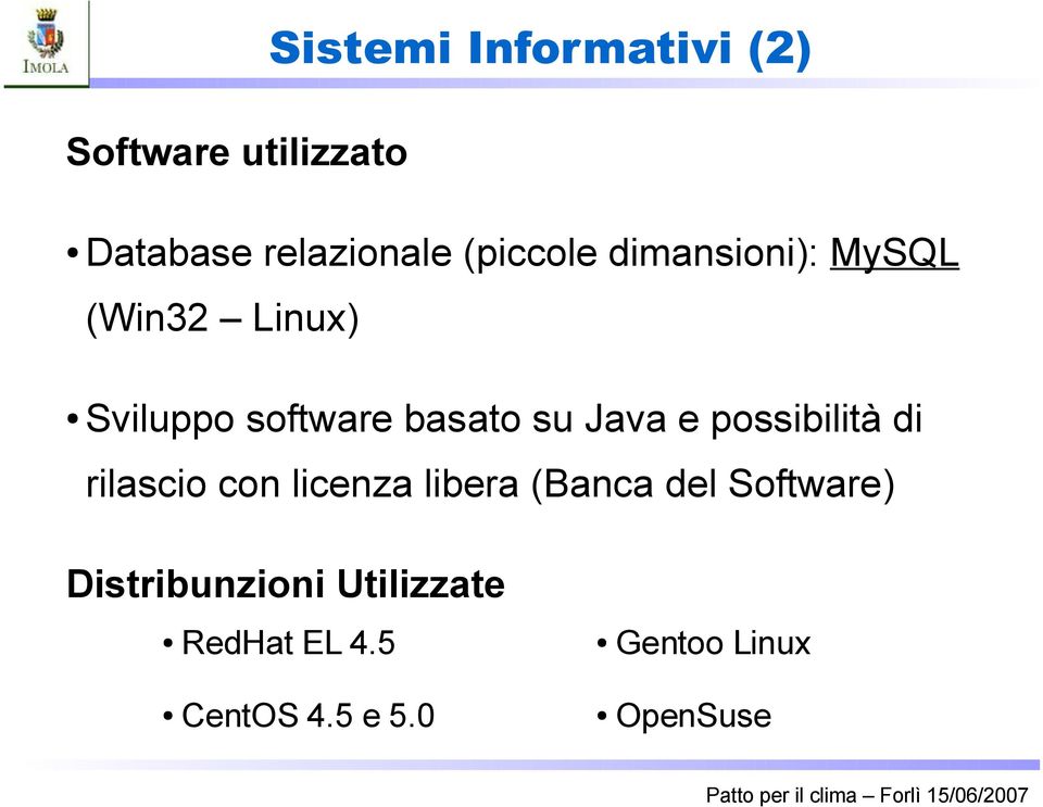 Java e possibilità di rilascio con licenza libera (Banca del Software)