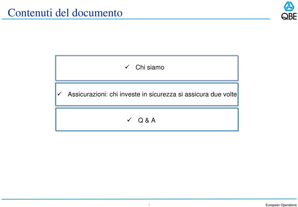 chi investe in sicurezza