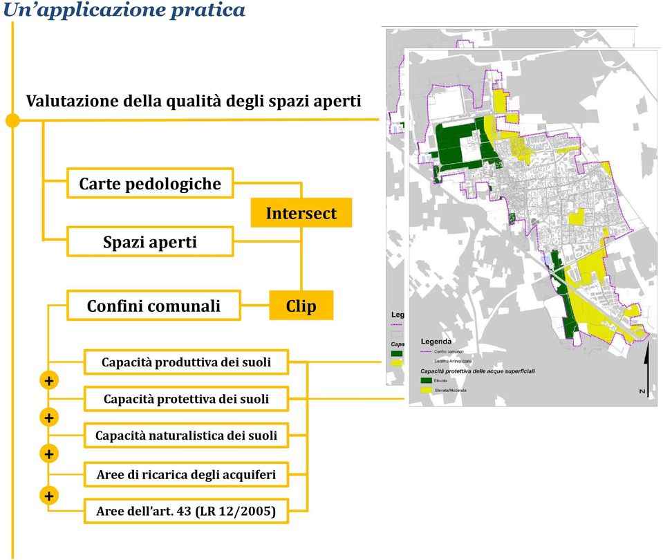 dei suoli Capacità protettiva dei suoli Capacità naturalistica