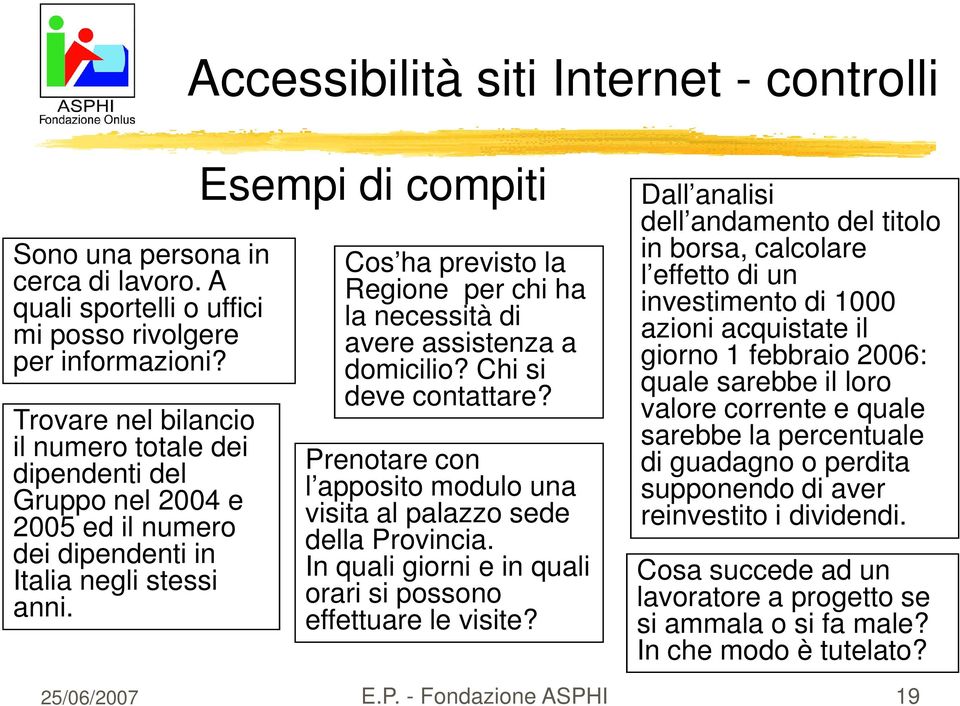 Trovare nel bilancio il numero totale dei dipendenti del Gruppo nel 2004 e 2005 ed il numero dei dipendenti in Italia negli stessi anni.