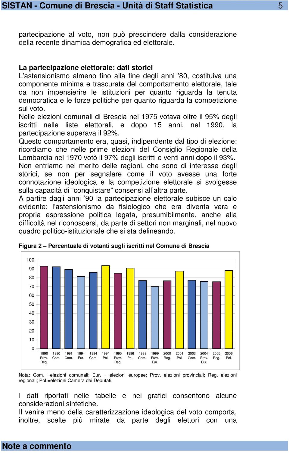 istituzioni per quanto riguarda la tenuta democratica e le forze politiche per quanto riguarda la competizione sul voto.