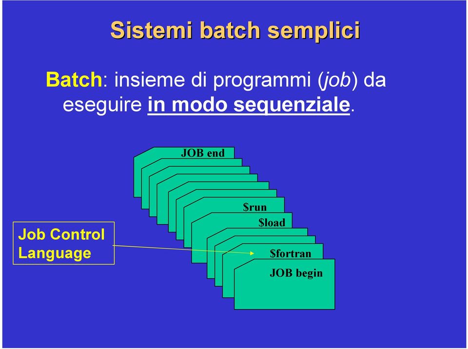 eseguire in modo sequenziale.