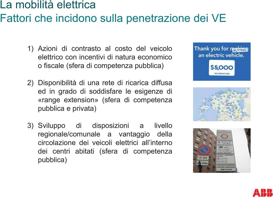 soddisfare le esigenze di «range extension» (sfera di competenza pubblica e privata) 3) Sviluppo di disposizioni a livello