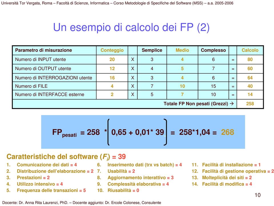 i ) 9 1. Comunicazione dei dati 2. Distribuzione dell elaborazione 2. Prestazioni 2. Utilizzo intensivo. Frequenza delle transazioni. Inserimento dati (trx vs batch).